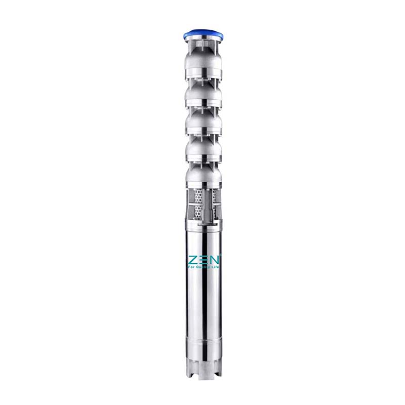 Pompe remplie d'eau en acier inoxydable 8QJS pour puits profonds